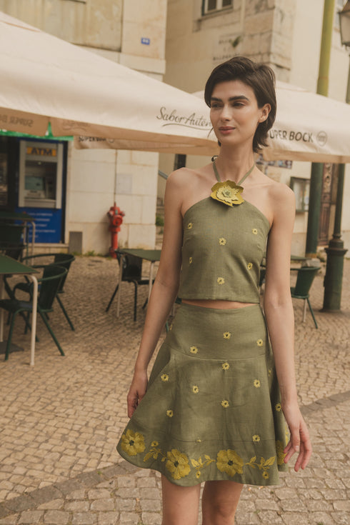 Top Halter Inamorata Lemoncello
